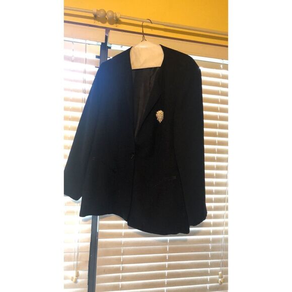 Night Studio Formal Black Jacket Size 20 - Picture 4 of 6